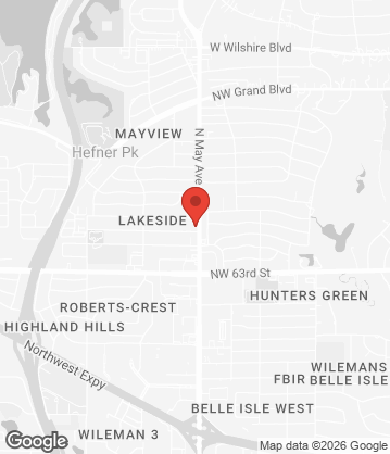 Map of Falcone's Pizza - 6705 N May Ave, Oklahoma City, OK, 73116, US